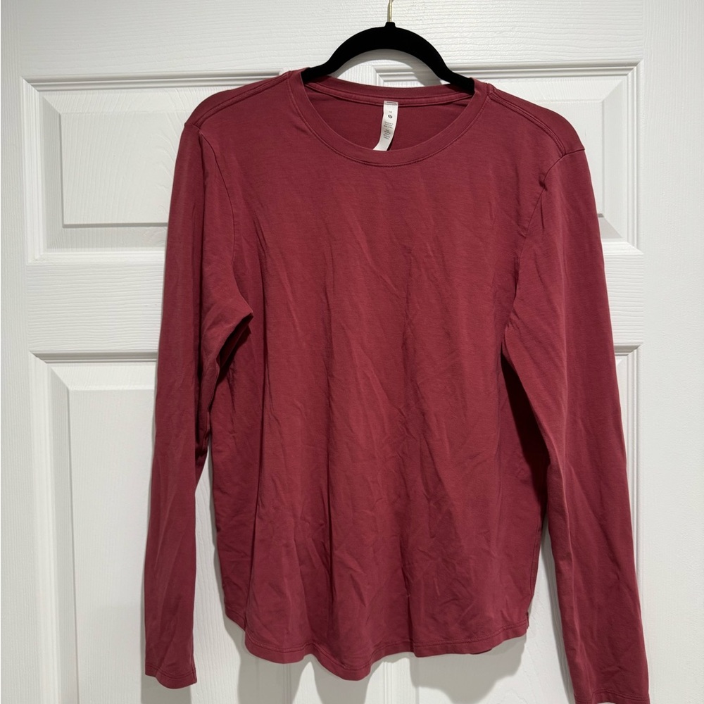 Lululemon Athletica Maroon Long Sleeve Tee
